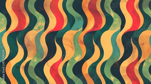 Retro pattern seamless wallpaper