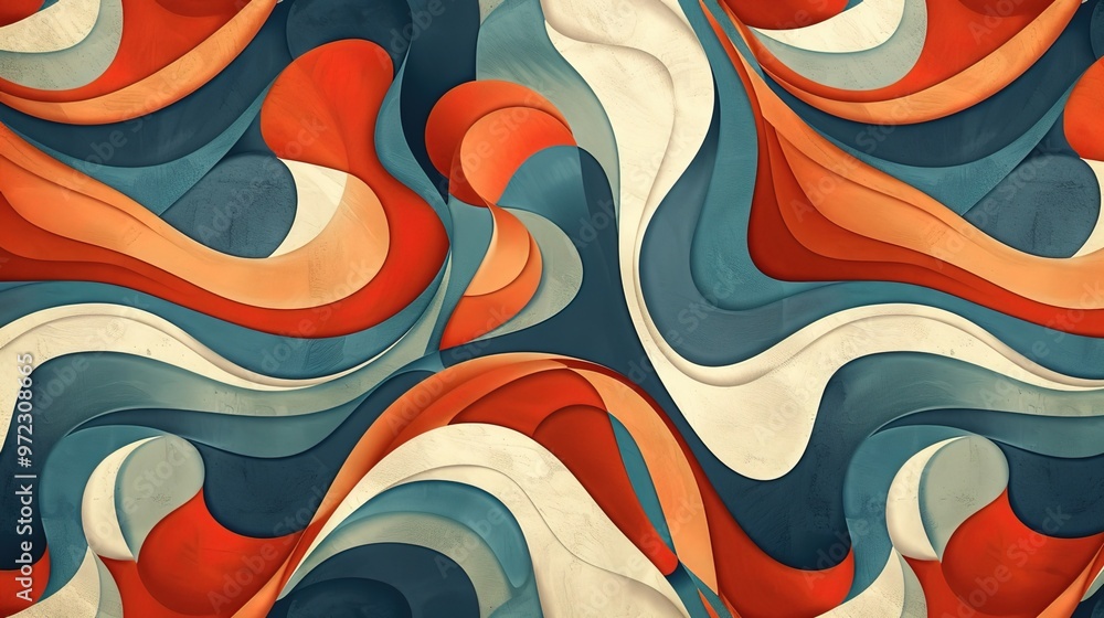 Retro pattern seamless wallpaper Retro pattern seamless wallpaper