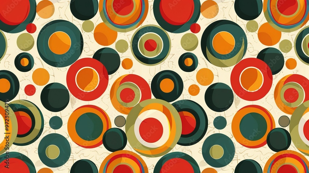 Retro pattern seamless wallpaper Retro pattern seamless wallpaper