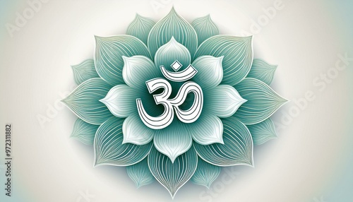 Om or Aum sign and symbol of hinduism