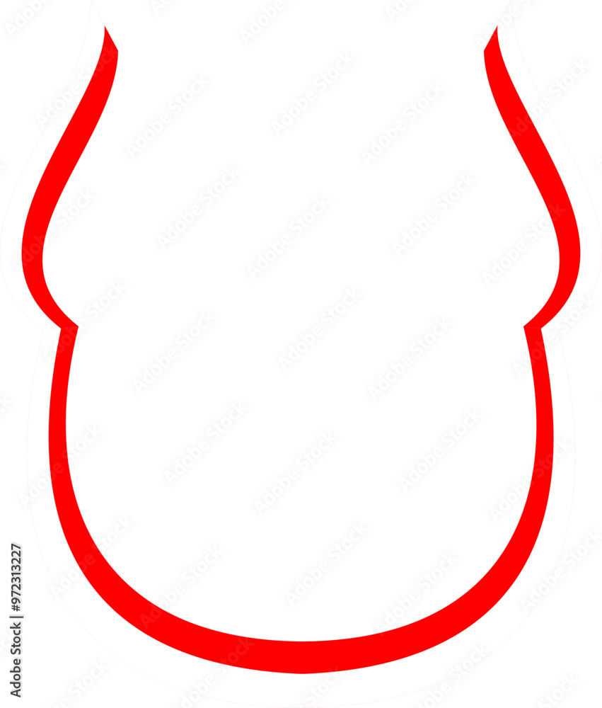 Indonesian Flag Ribbon Frame Indonesian Flag Ribbon Frame