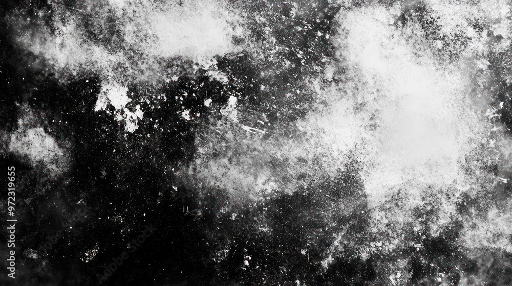 An abstract black and white texture featuring swirling patterns and contrasts, creating a dramatic and moody atmosphere. An abstract black and white texture featuring swirling patterns and contrasts, creating a dramatic and moody atmosphere.
