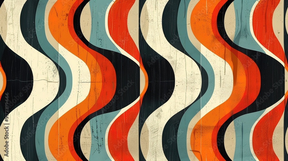 Retro pattern seamless wallpaper Retro pattern seamless wallpaper