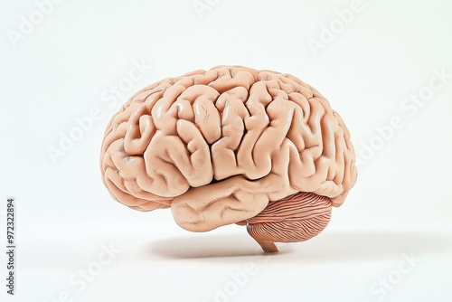 Obraz na płótnie Strikingly Detailed Model of a Human Brain w salonie