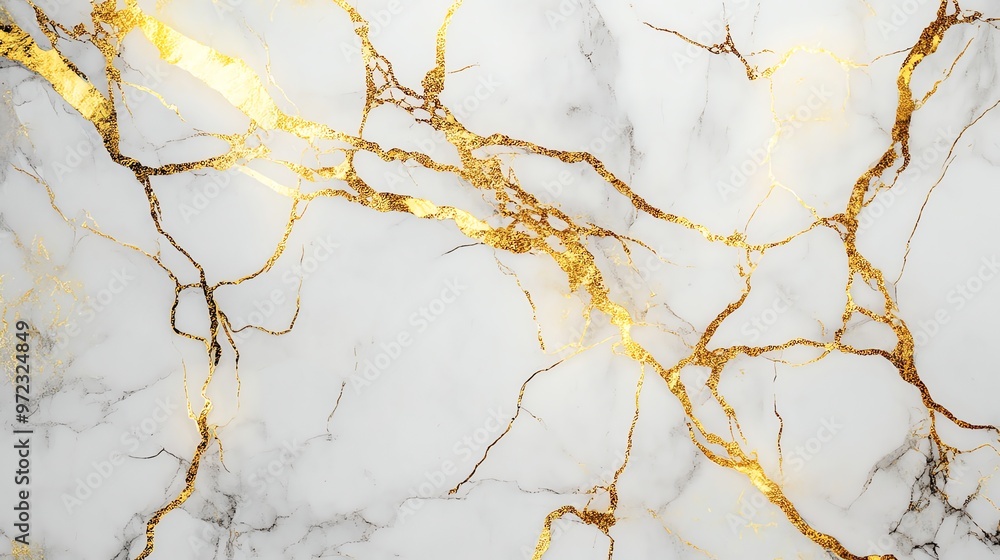 White marble with gold veins. Luxurious, elegant, and sophisticated. White marble with gold veins. Luxurious, elegant, and sophisticated.