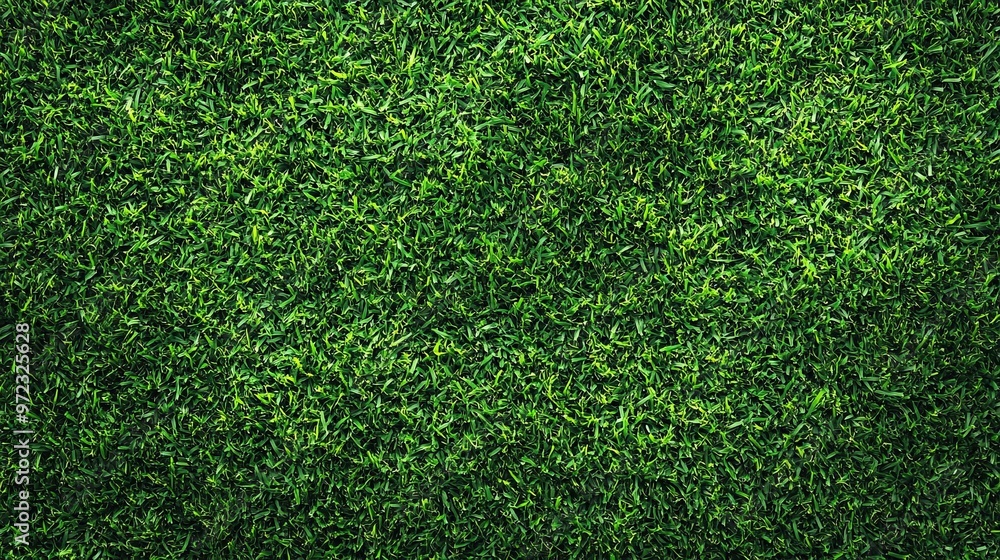 Fototapeta premium Artificial Green grass texture seamless background, top view