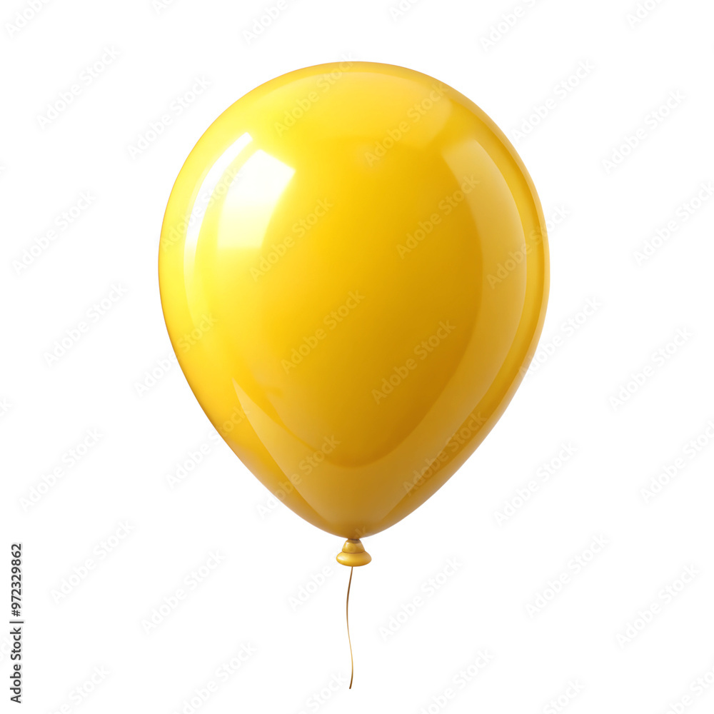 Yellow 3D balloon isolated on a transparent background, perfect for Black Friday promotions, festive celebrations, and holiday marketing. Yellow 3D balloon isolated on a transparent background, perfect for Black Friday promotions, festive celebrations, and holiday marketing.