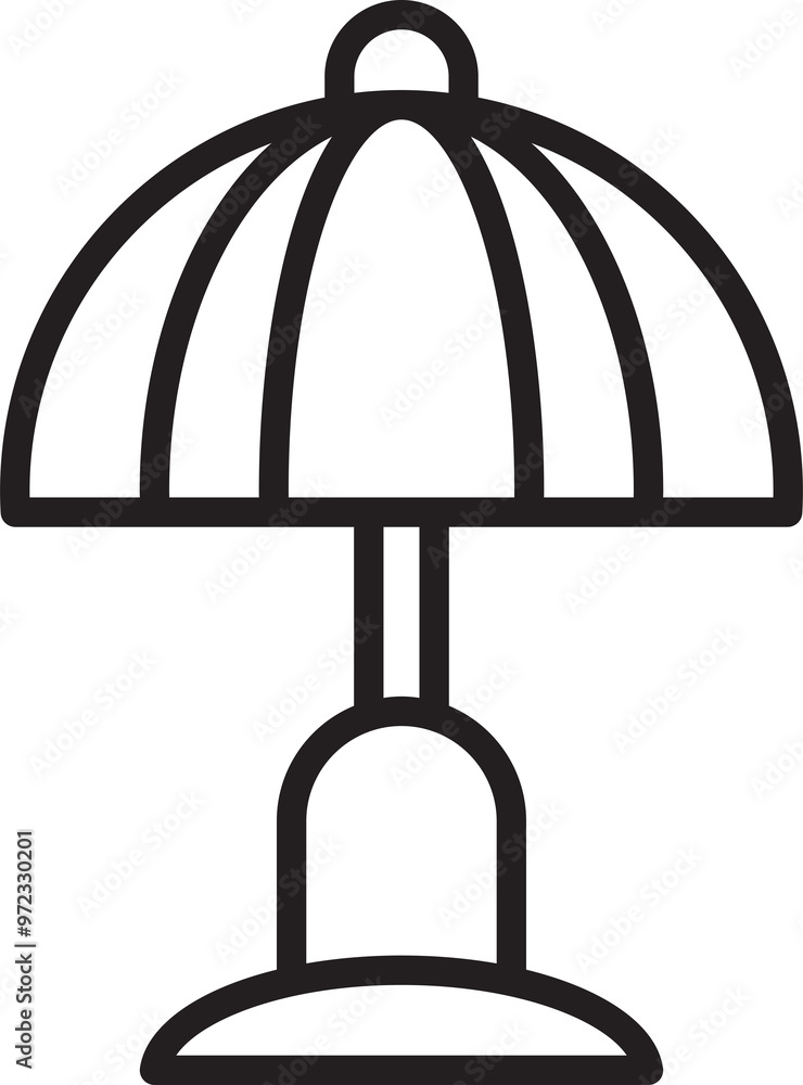 Floor Lamp Icon Illustration Floor Lamp Icon Illustration