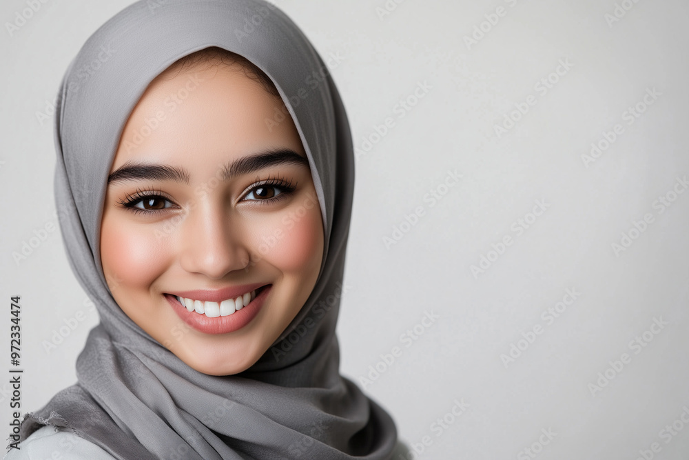 Graceful Gaze: Hijabi Beauty in Studio