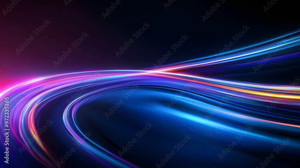 Energy Light Lines Flow Energy Light Lines Flow