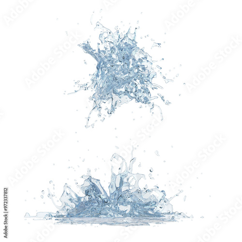 water splash transparent background