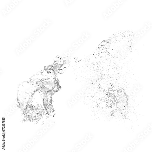 water splash transparent background