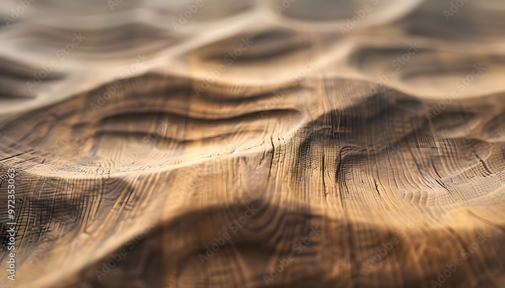 Close-up of textured wood depicting intricate patterns and natural undulations, creating an organic and warm aesthetic. Close-up of textured wood depicting intricate patterns and natural undulations, creating an organic and warm aesthetic.