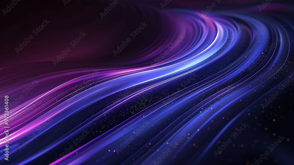 Fototapeta premium A mesmerizing blend of vibrant colors and flowing lines creates a dynamic and energetic abstract background. Product presentation background.