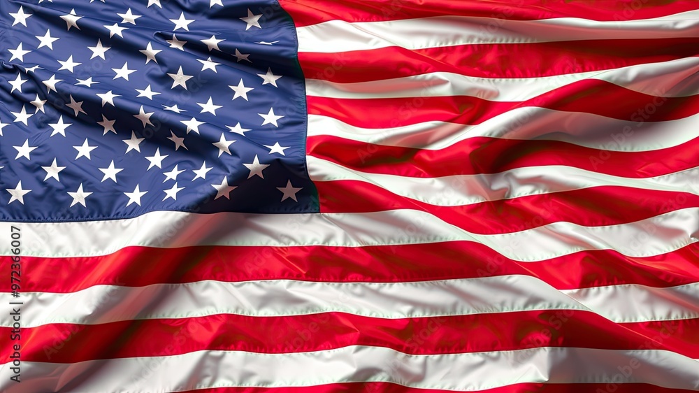 Obraz premium American flag images, Waving the American Flag, a Symbol of Patriotism and Freedom, the flag of the country