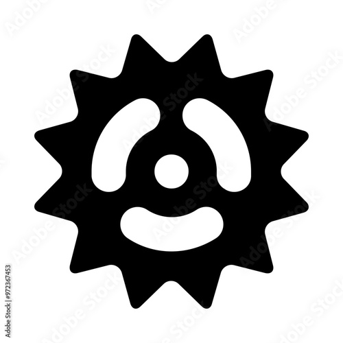 Gearwheel Solid Icon