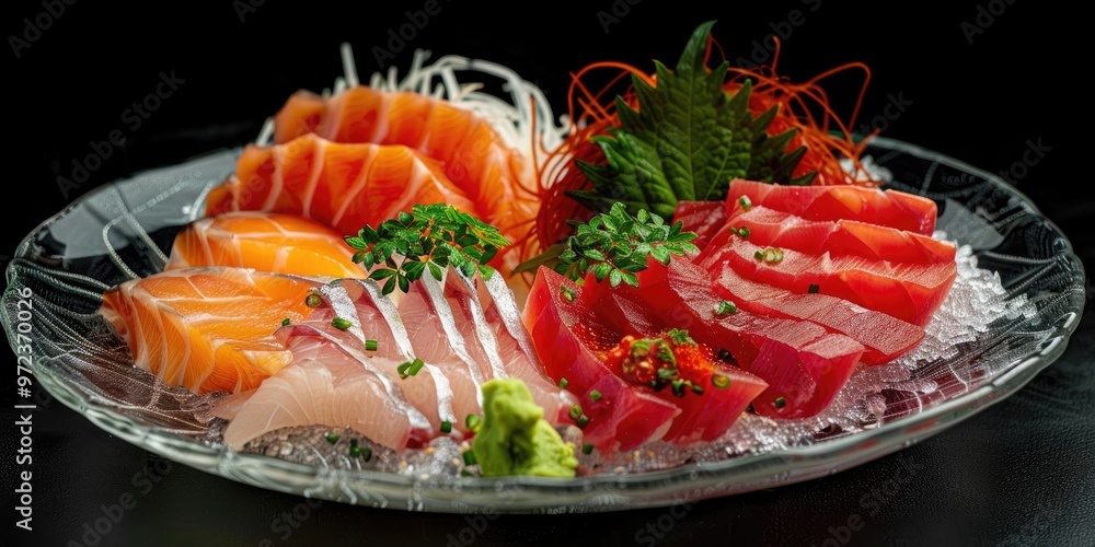 Sliced Raw Fish Dish from a Specific Region