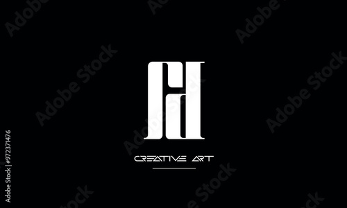 JD, DJ, J, D abstract letters logo monogram photo