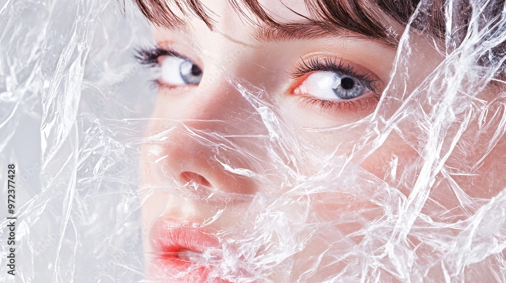 Plastic Wrap Overlay Photo Effect Mockup Plastic Wrap Overlay Photo Effect Mockup