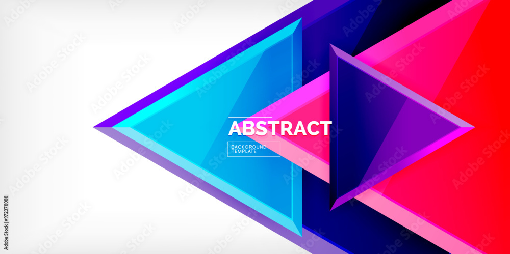Abstract background - glossy triangles. Vector Illustration For Wallpaper, Banner, Background, Card, Book Illustration, landing page Abstract background - glossy triangles. Vector Illustration For Wallpaper, Banner, Background, Card, Book Illustration, landing page
