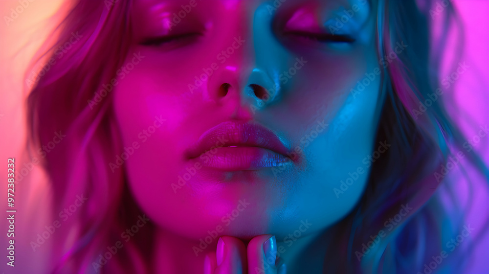 Woman Praying And Contemplating. Peace Mind Woman Praying And Contemplating. Peace Mind