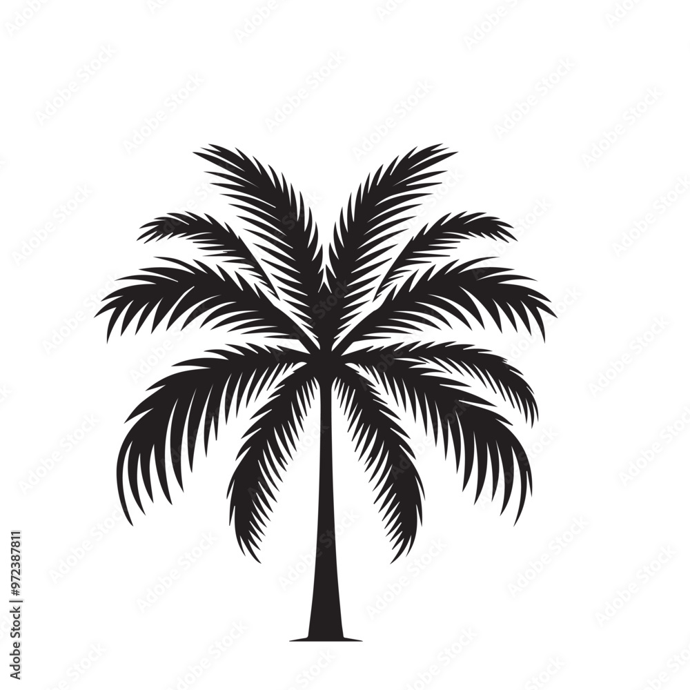 Palm tree vector design. Palm tree silhouette. Palm tree logo, icon, sign. Tropical Palm tree illutration. Palm tree vector design. Palm tree silhouette. Palm tree logo, icon, sign. Tropical Palm tree illutration.