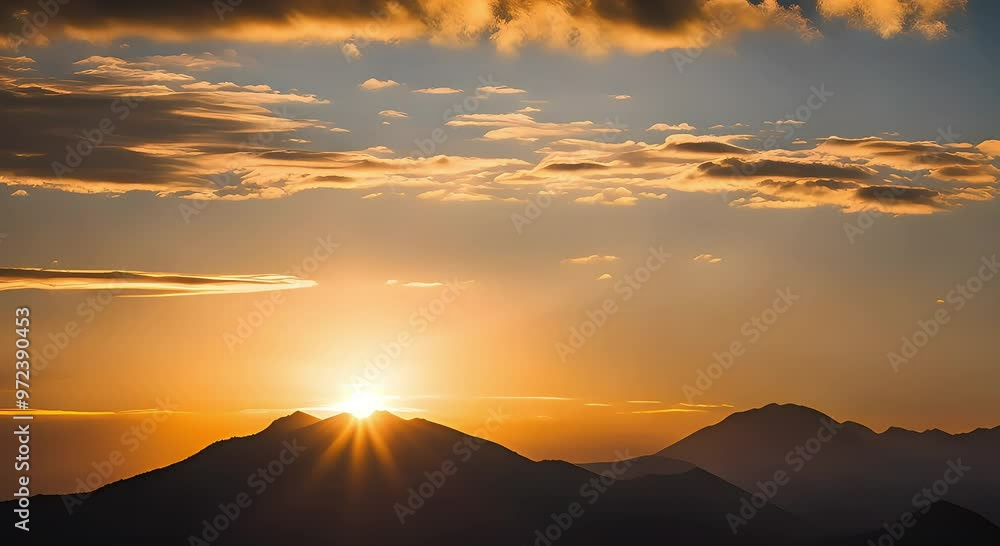 sunrise in the mountains sunrise in the mountains