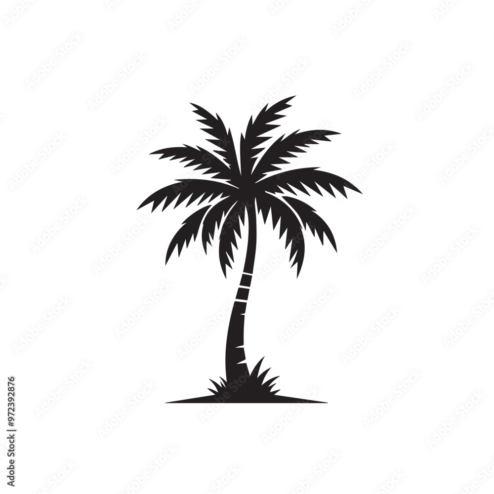 Palm tree vector design. Palm tree silhouette. Palm tree logo, icon, sign. Tropical Palm tree illutration. Palm tree vector design. Palm tree silhouette. Palm tree logo, icon, sign. Tropical Palm tree illutration.