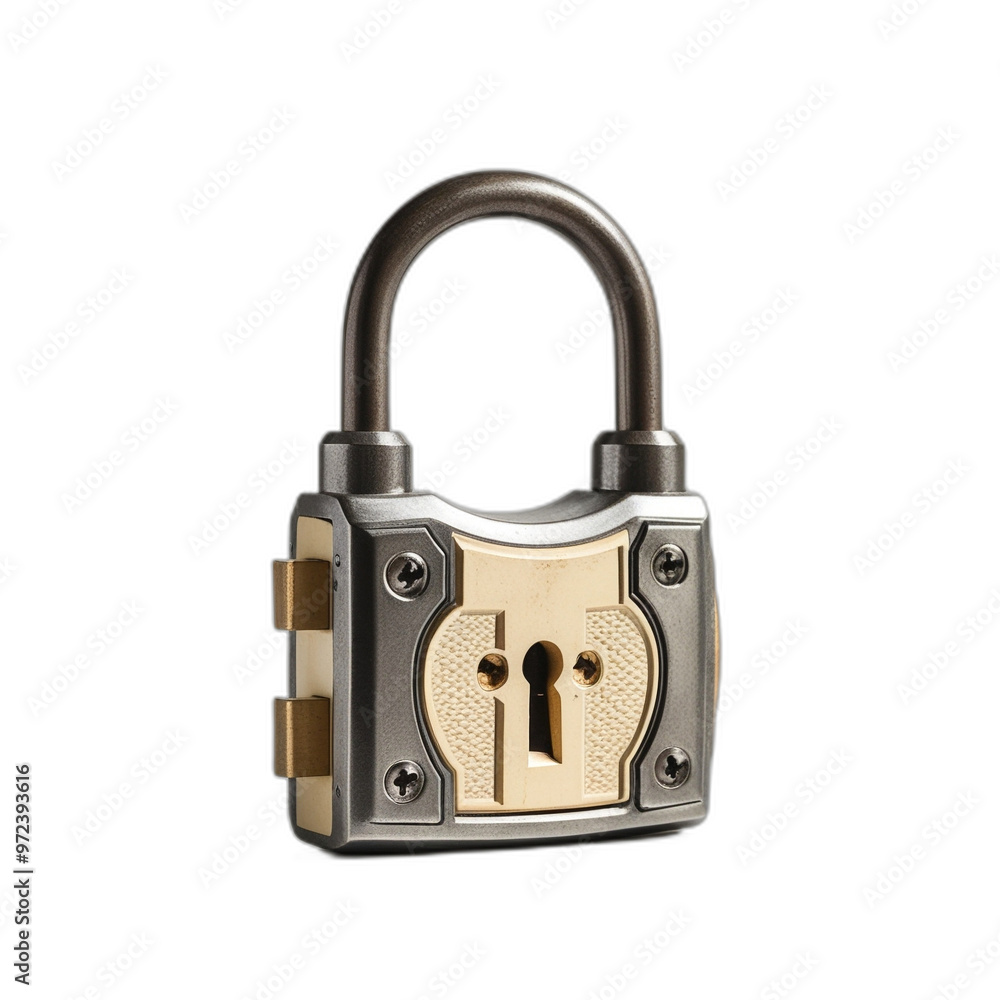 Lock isolated on transparent background Lock isolated on transparent background