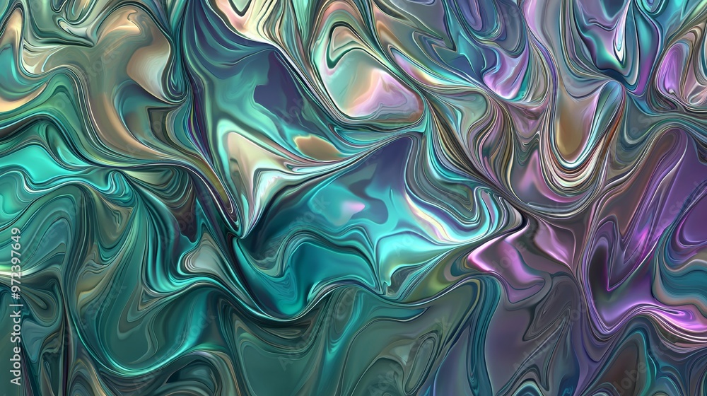 Mesmerizing abstract background with vibrant colors flowing and mixing seamlessly, creating a sense of movement and depth Mesmerizing abstract background with vibrant colors flowing and mixing seamlessly, creating a sense of movement and depth