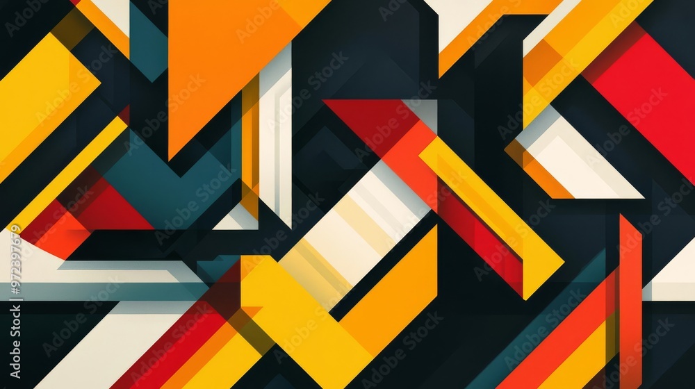 A geometric pattern with sharp, clean lines and contrasting colors, forming a modern and visually striking abstract background. Background A geometric pattern with sharp, clean lines and contrasting colors, forming a modern and visually striking abstract background. Background