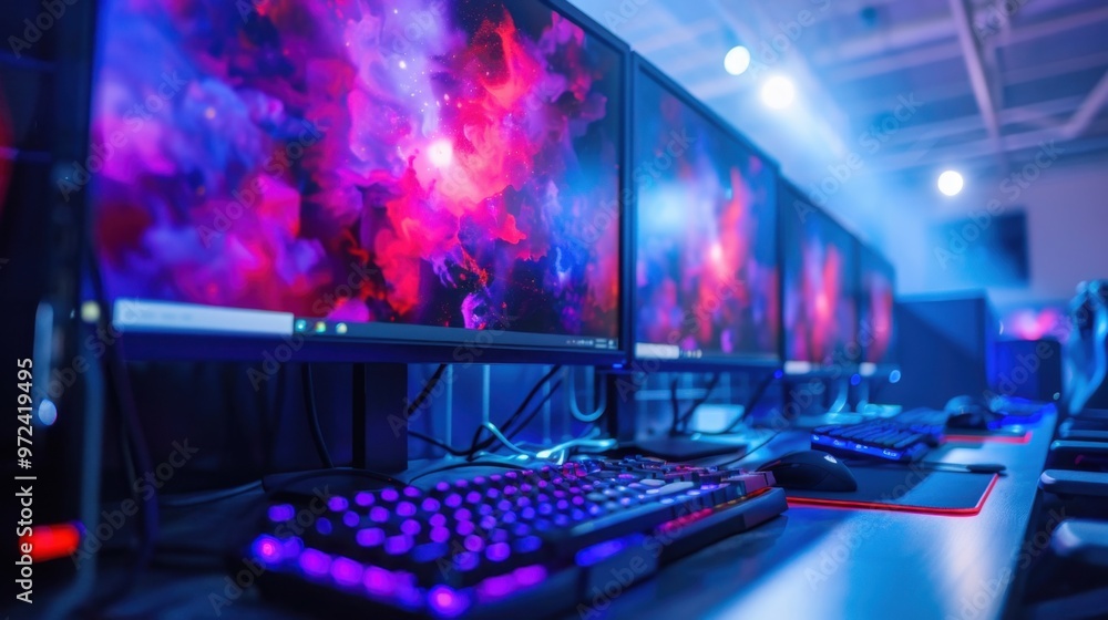 Desktop Computer: A versatile, high-power computer with a large monitor, ideal for writing, graphic design, and handling intricate data processing tasks.
Desktop Computer: A versatile, high-power computer with a large monitor, ideal for writing, graphic design, and handling intricate data processing tasks.