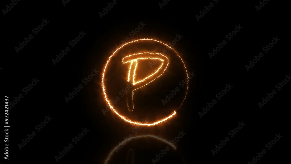 Abstract Neon Font Illustration Background. Abstract Neon Font Illustration Background.