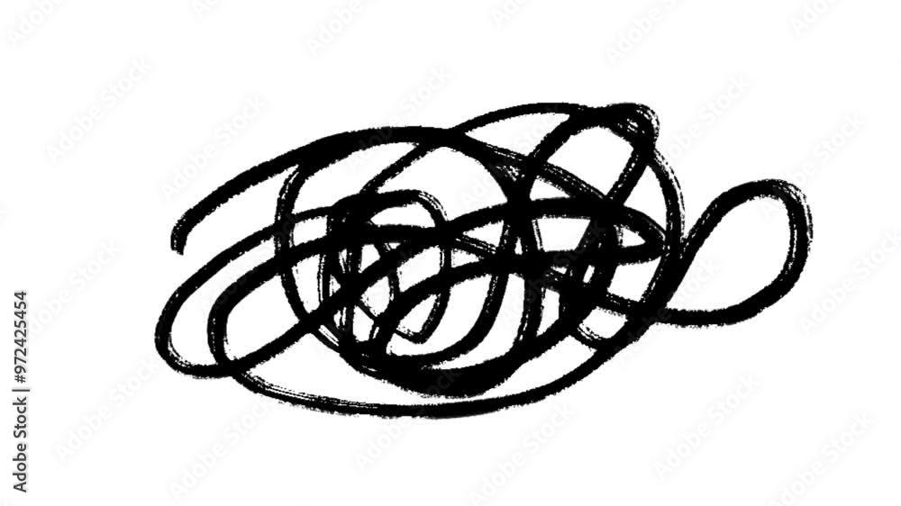 doodle or scribble animation hand drawn on white background doodle or scribble animation hand drawn on white background