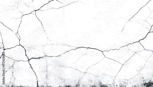 Abstract Grunge Concrete Wall Distressed Texture with Cracks