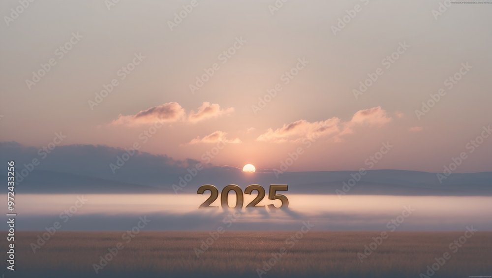 The First Sunrise of 2025 Casting a Warm Glow Over a Quiet Horizon The First Sunrise of 2025 Casting a Warm Glow Over a Quiet Horizon