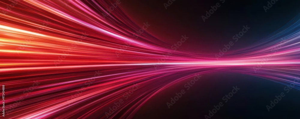 Abstract LED matrix with fading light trails, giving the impression of speed and hightech innovation, perfect for digital displays Abstract LED matrix with fading light trails, giving the impression of speed and hightech innovation, perfect for digital displays