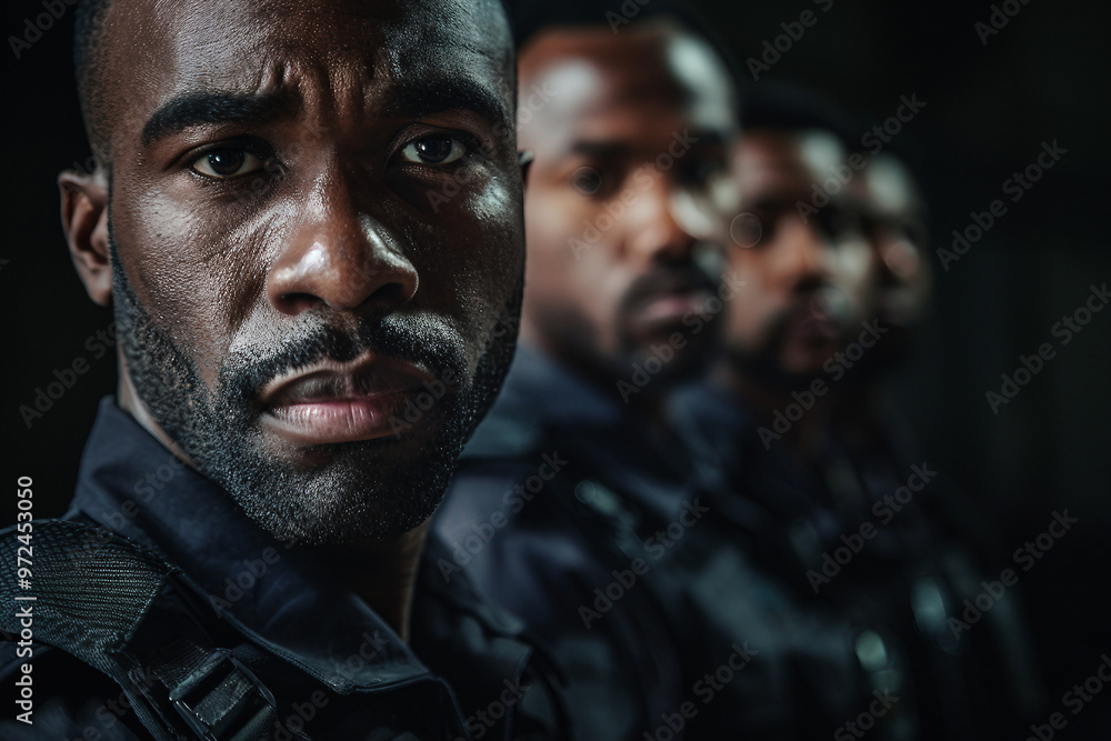 Secret service in black suits generative AI technology Secret service in black suits generative AI technology
