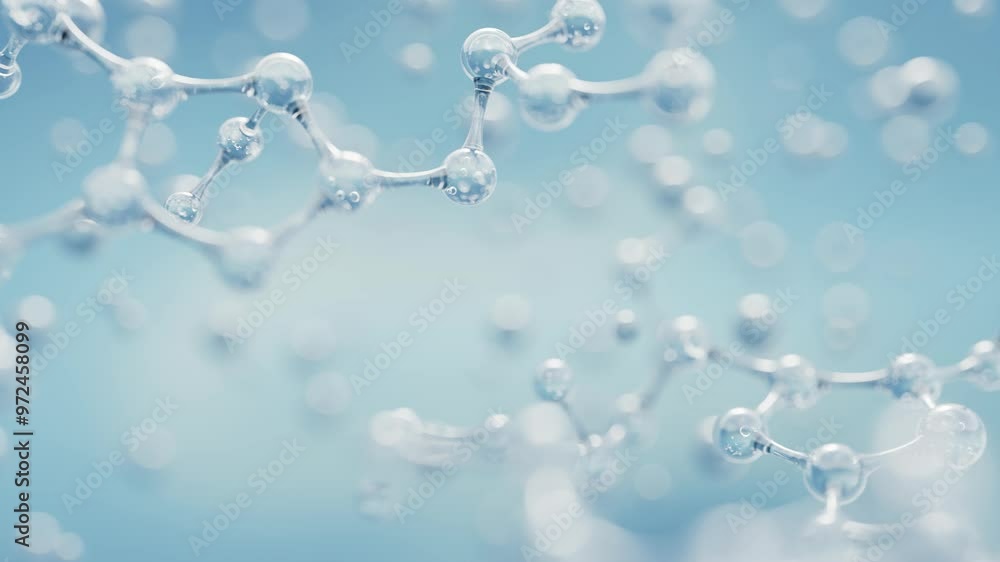 3d animation of flying through the molecular structures 3d animation of flying through the molecular structures