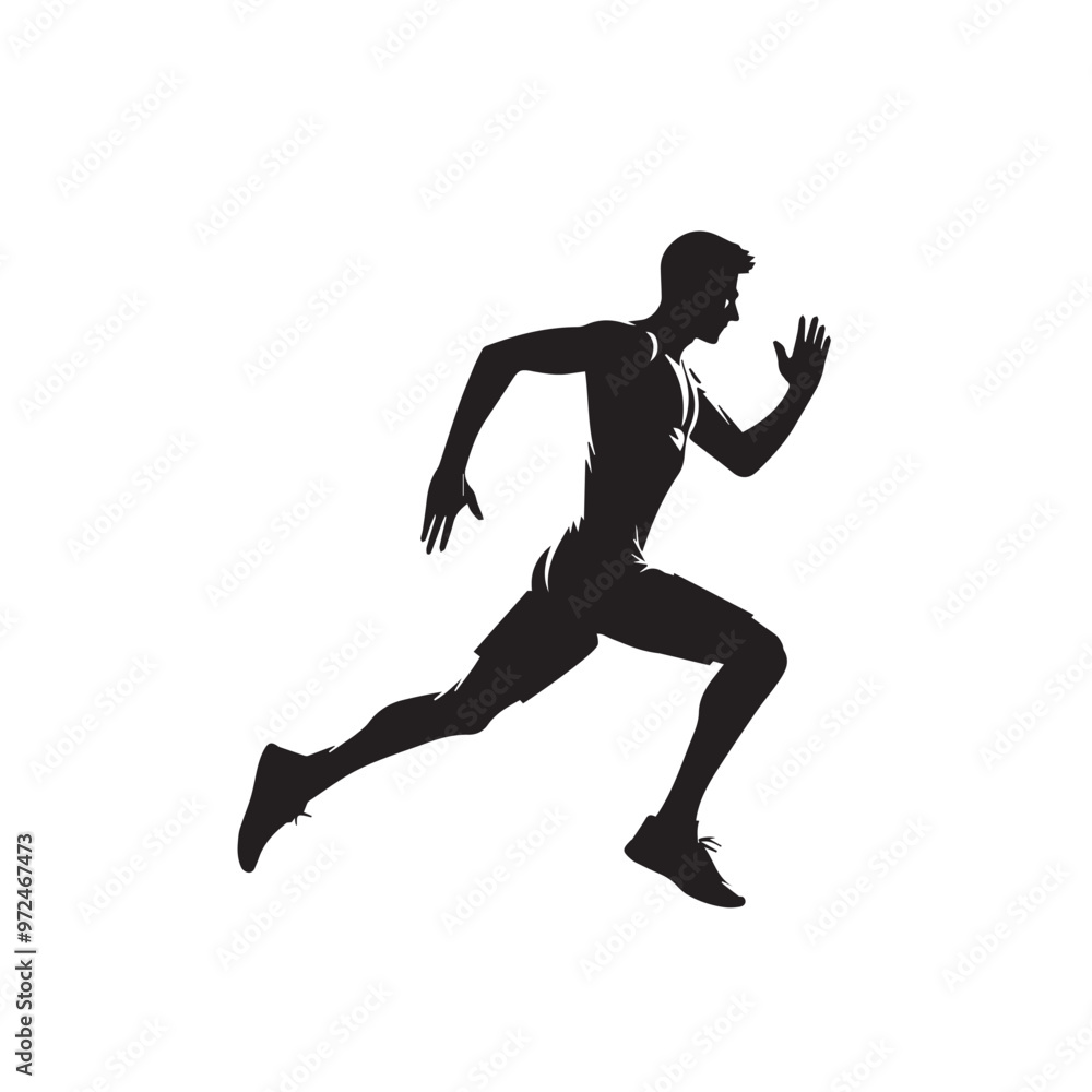 Man running silhouette. women running vector. Man exercise vector design. Man running silhouette. women running vector. Man exercise vector design.