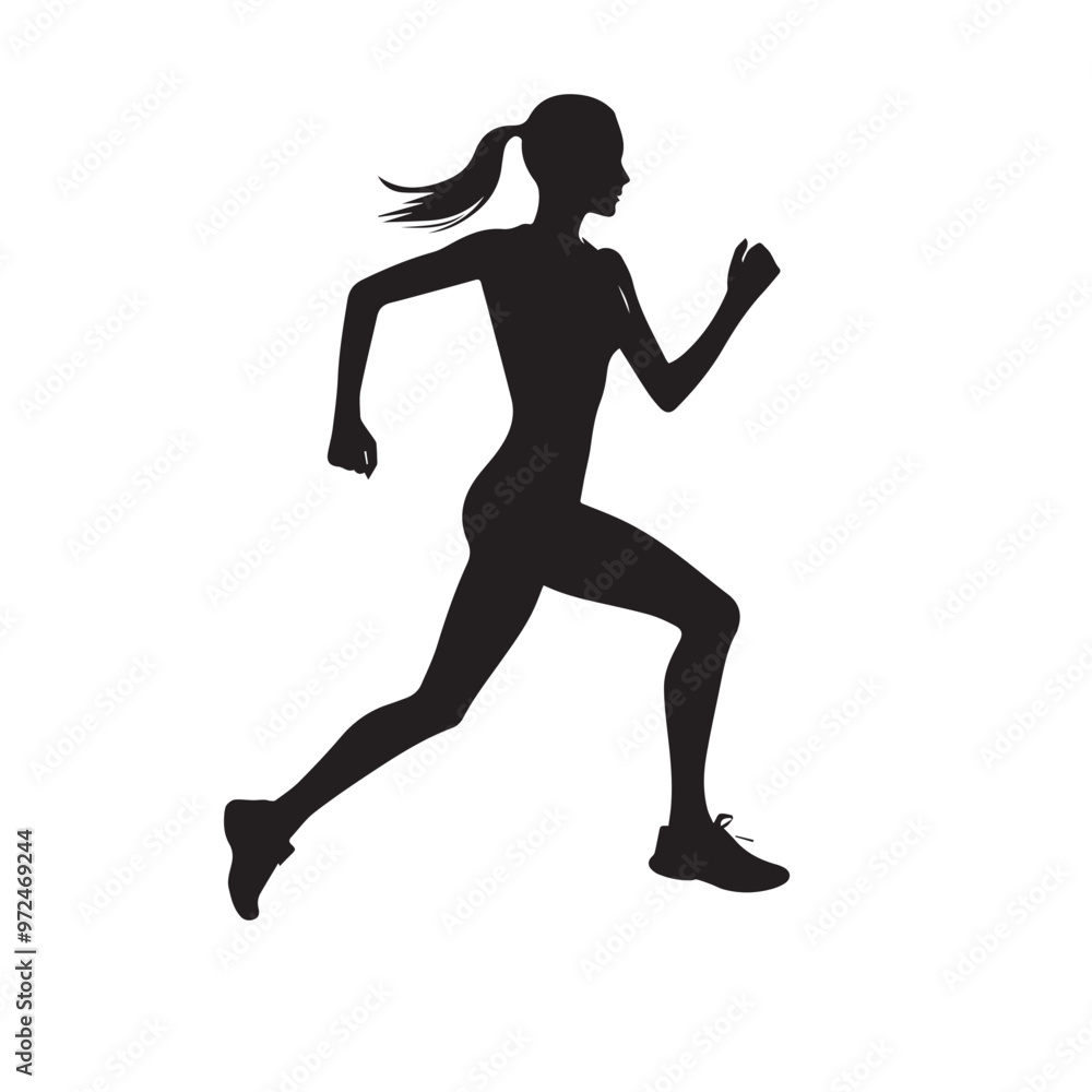 Man running silhouette. women running vector. Man exercise vector design. Man running silhouette. women running vector. Man exercise vector design.