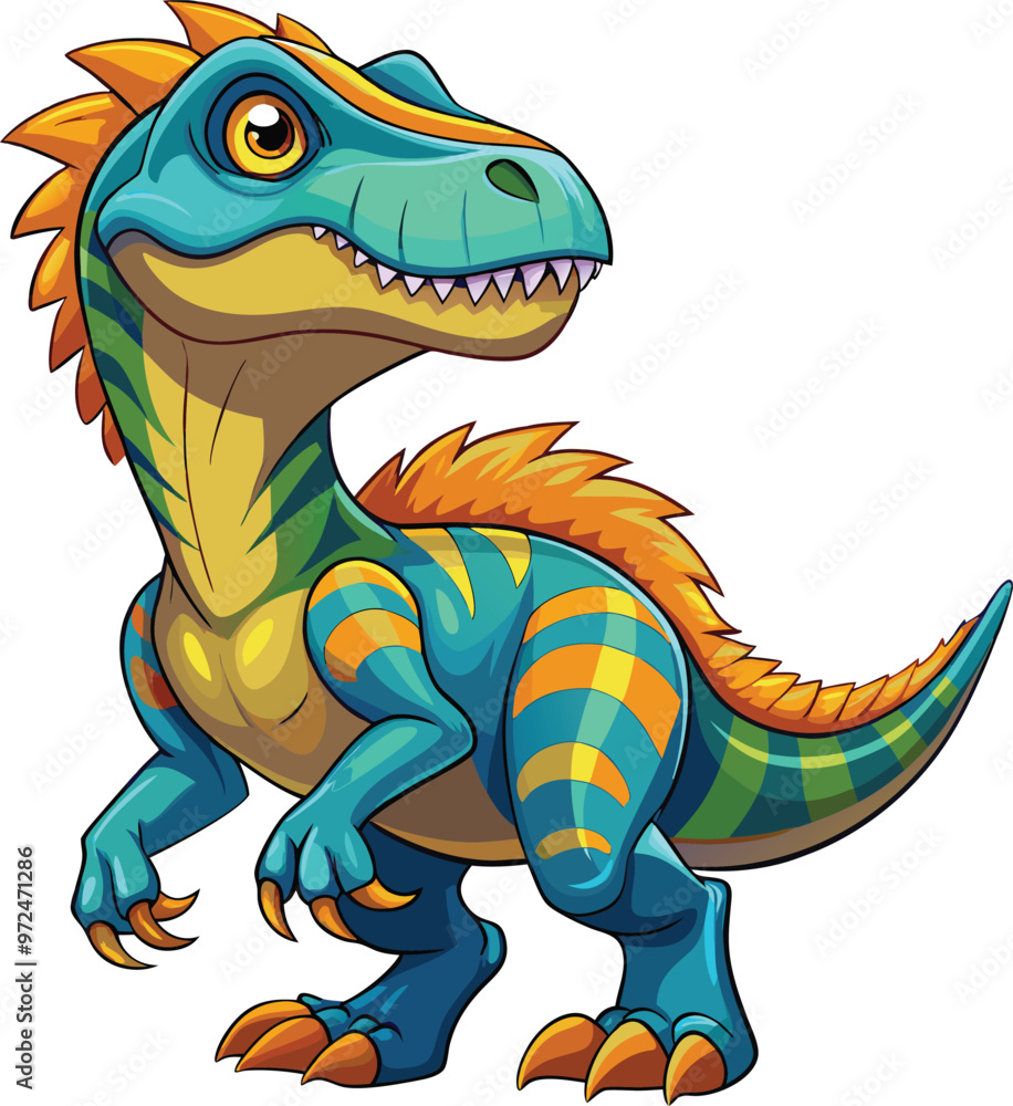 Fototapeta premium dinosaur vector illustration, Print
