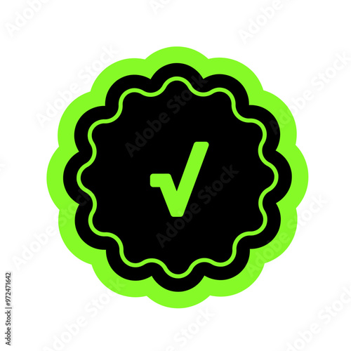 done button icon for illustrator and graphic design photo