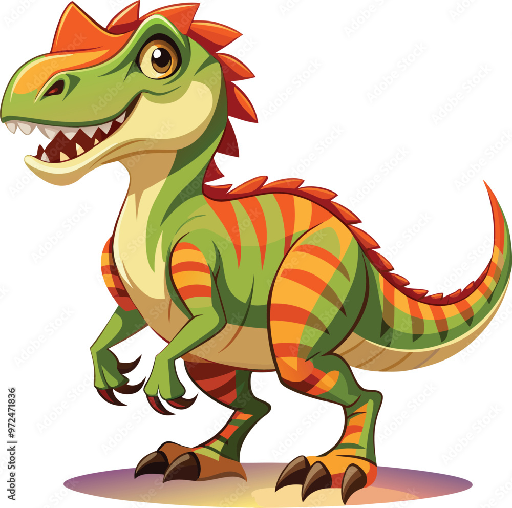 Obraz premium dinosaur vector illustration, Print