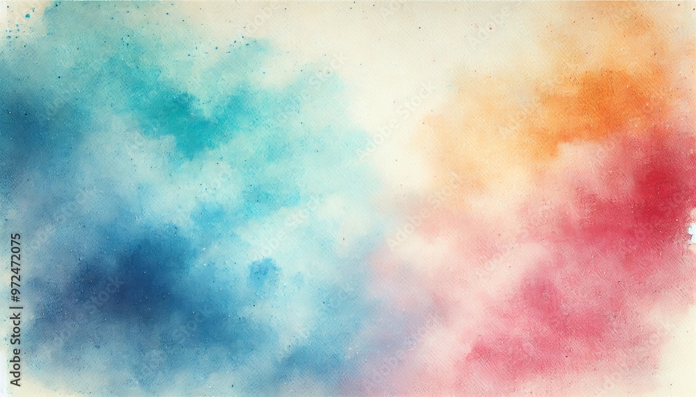 Fototapeta premium カラフルで幻想的なもや