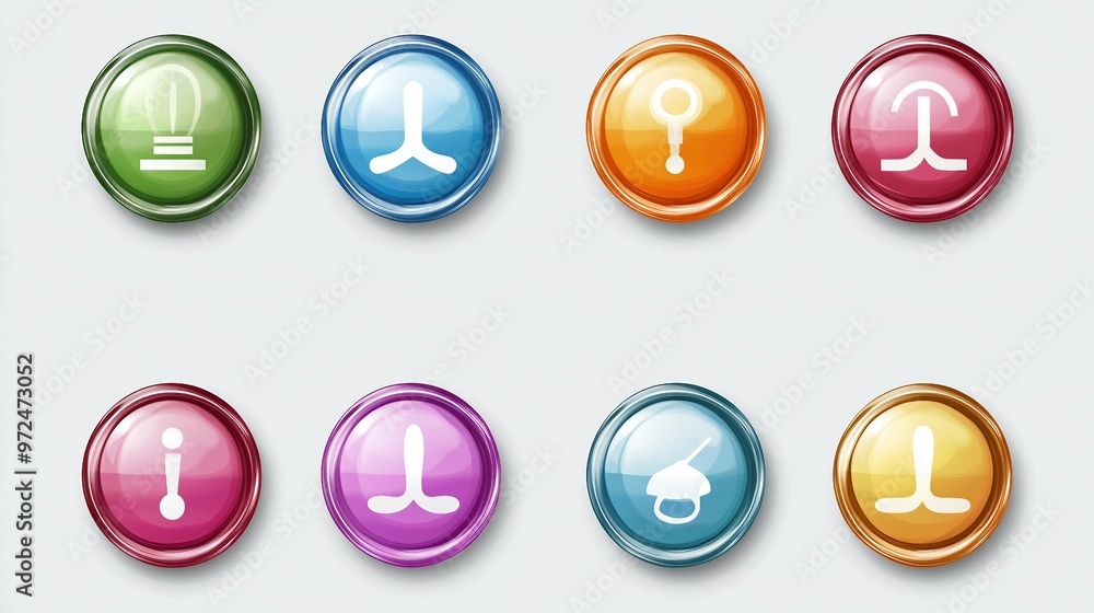 Set of Gender Symbol Icons - Illustration with Male and Female Sign Elements for Design Projects Set of Gender Symbol Icons - Illustration with Male and Female Sign Elements for Design Projects