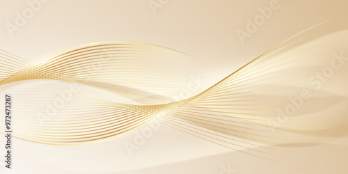 golden abstract background with luxury vector illustration