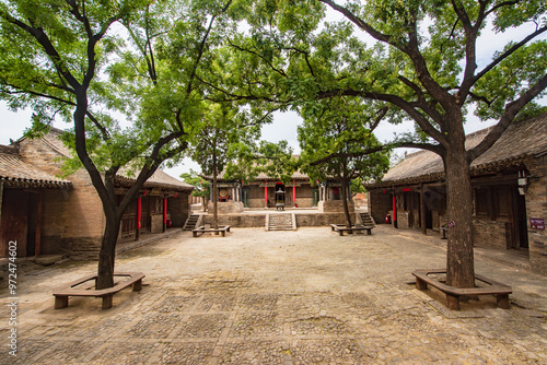 Zhangbi Ancient Castle in Jiexiu City during the Western Jin Dynasty photo