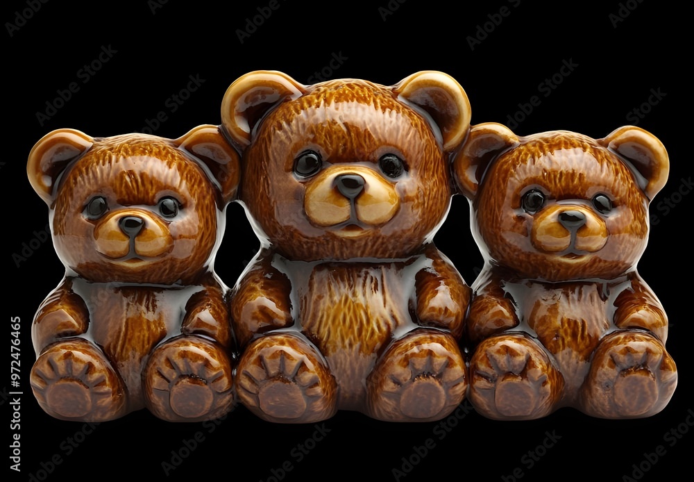 a group of brown teddy bears
a group of brown teddy bears