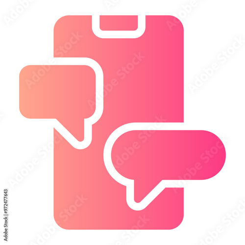 chat gradient icon